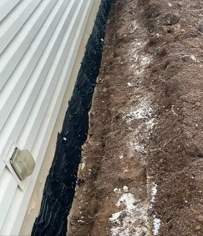 Waterproofing the Exterior of a house in Mosinee, WI